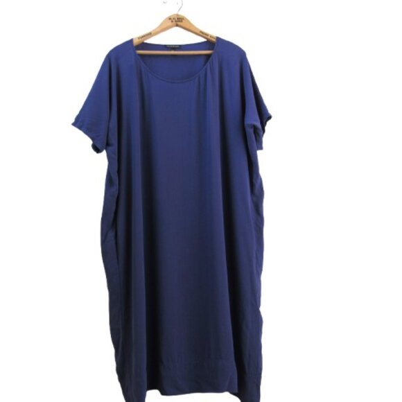 Eileen Fisher Pure Silk Dress - Picture 1 of 4